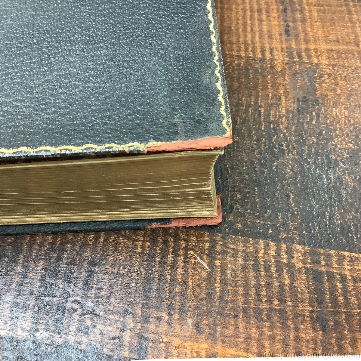 The Stoddard Library of Entertainment 8 Various Volumes Blue Gold Leather Bound