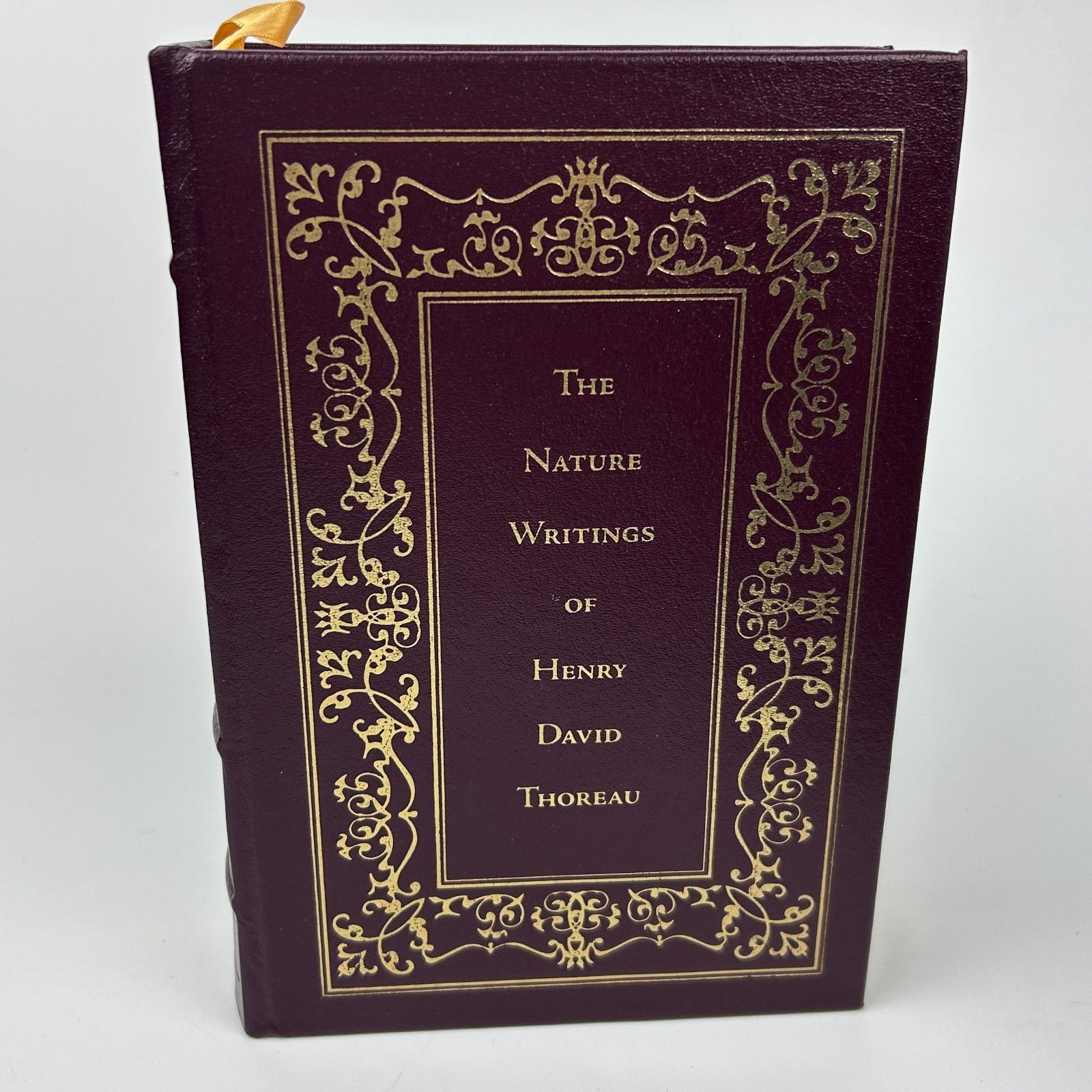 The Nature Writings of Henry David Thoreau Red Leather Bound Gold Pages