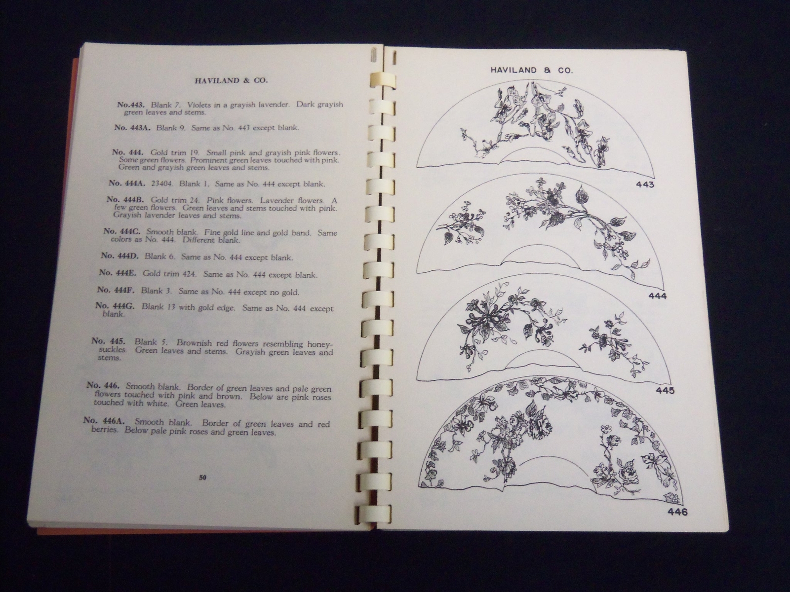1962 HAVILAND CHINA TWO HUNDRED PATTERNS BOOK III BY ARLENE SCHLEIGER – J 9251