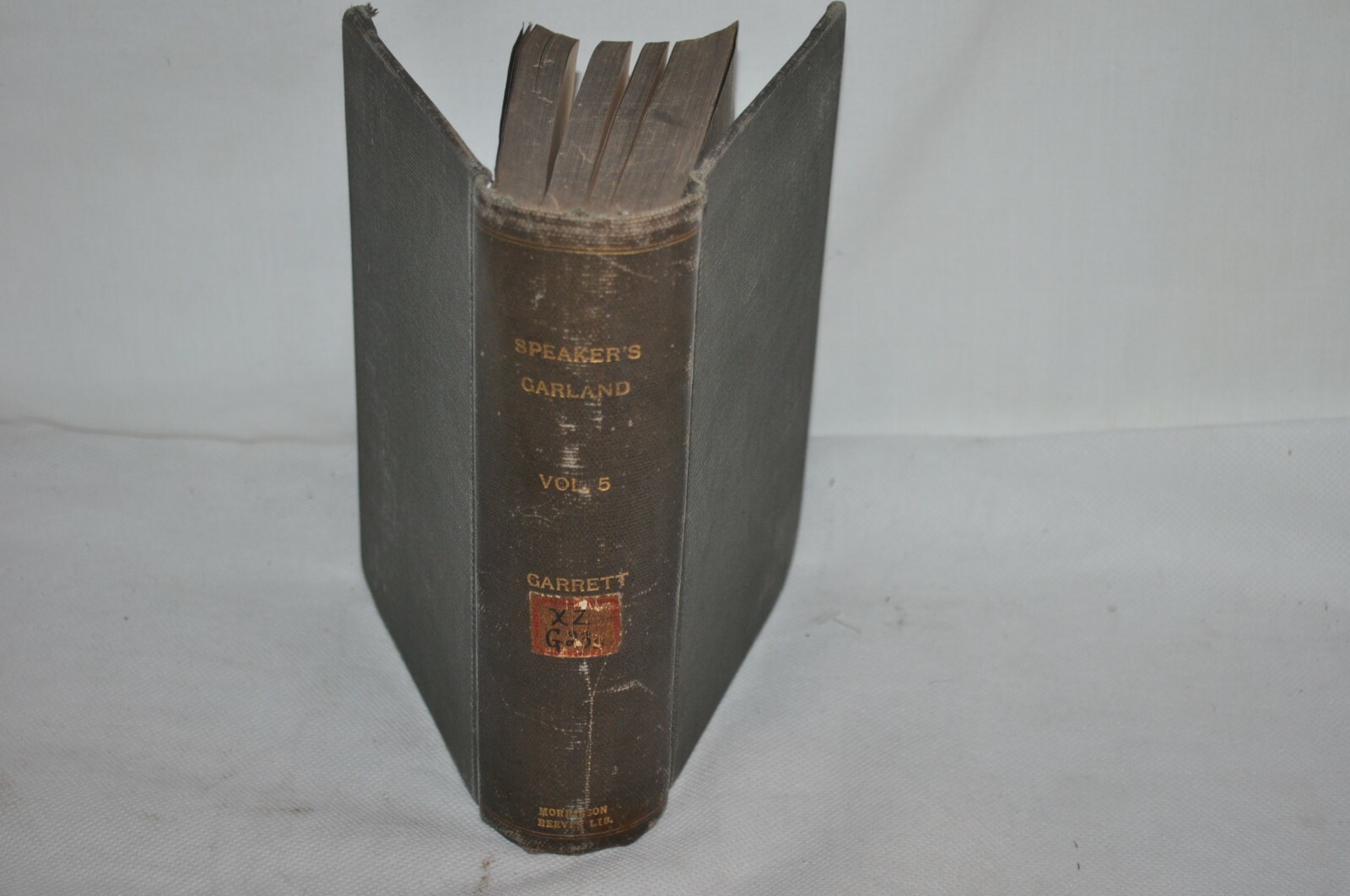 1881 SPEAKERS GARLAND VOL 5 POETRY BOOK great selections
