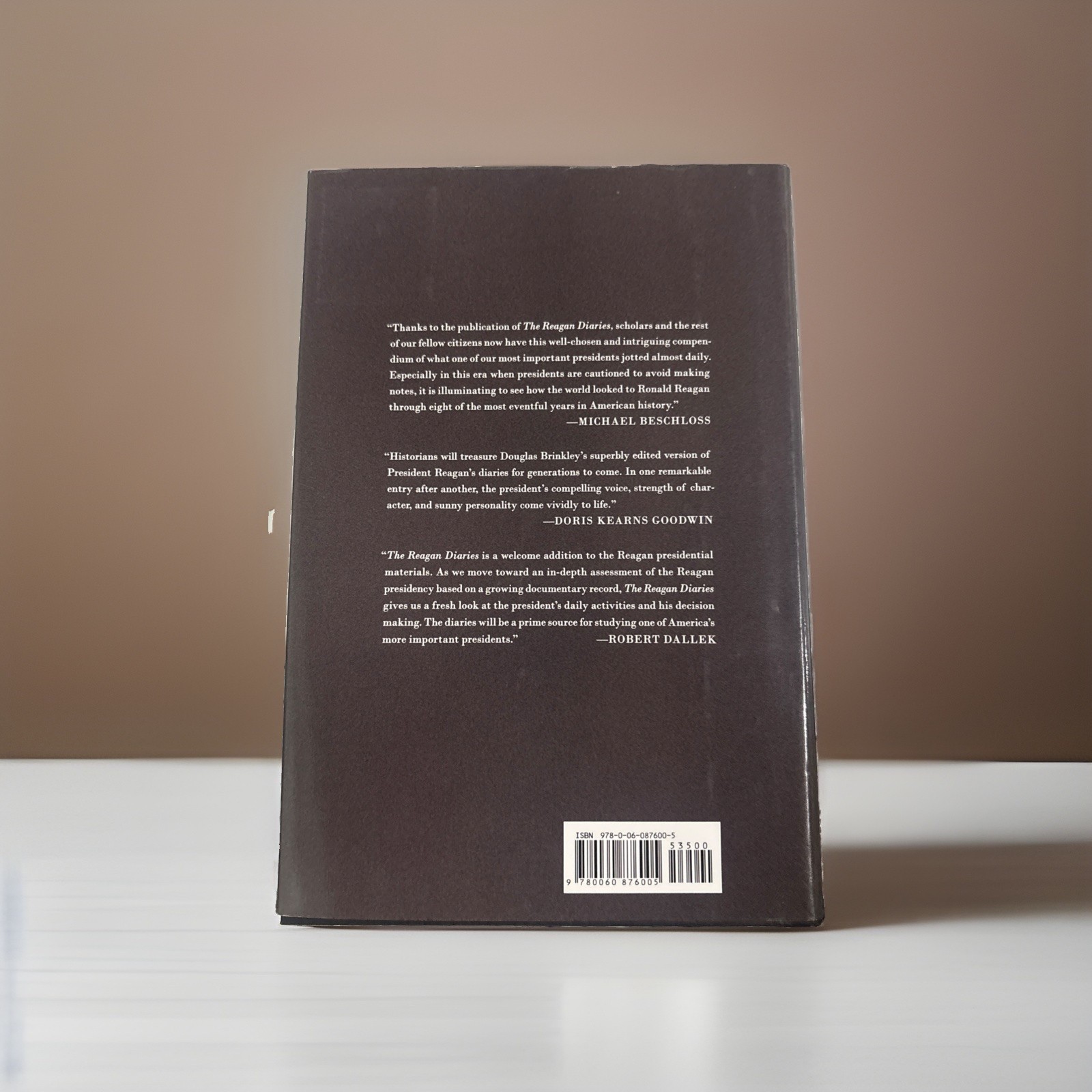 First Edition First Print Auto Autographed Cover – The Reagan Diaries