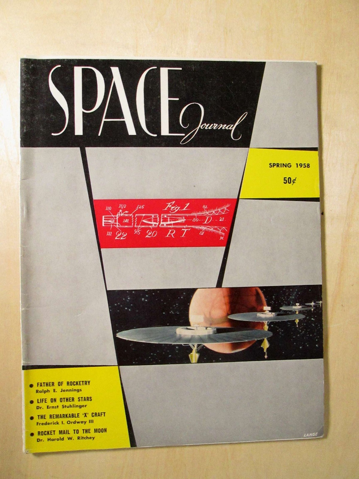 SPACE JOURNAL Astro-Sciences Magazine LOT Wernher Von Braun ALL 7 Issues 1957-59