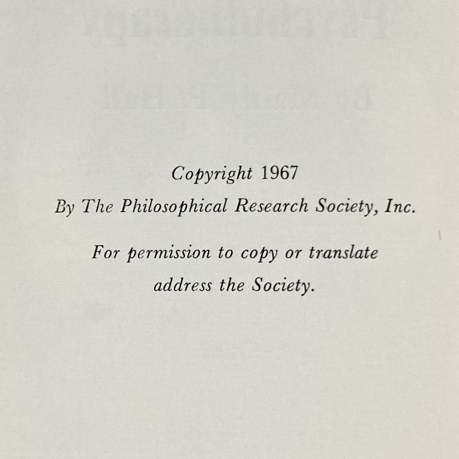 *Signed* Buddhism & Psychotherapy – Manly P. Hall (1st edition) 1967 HC