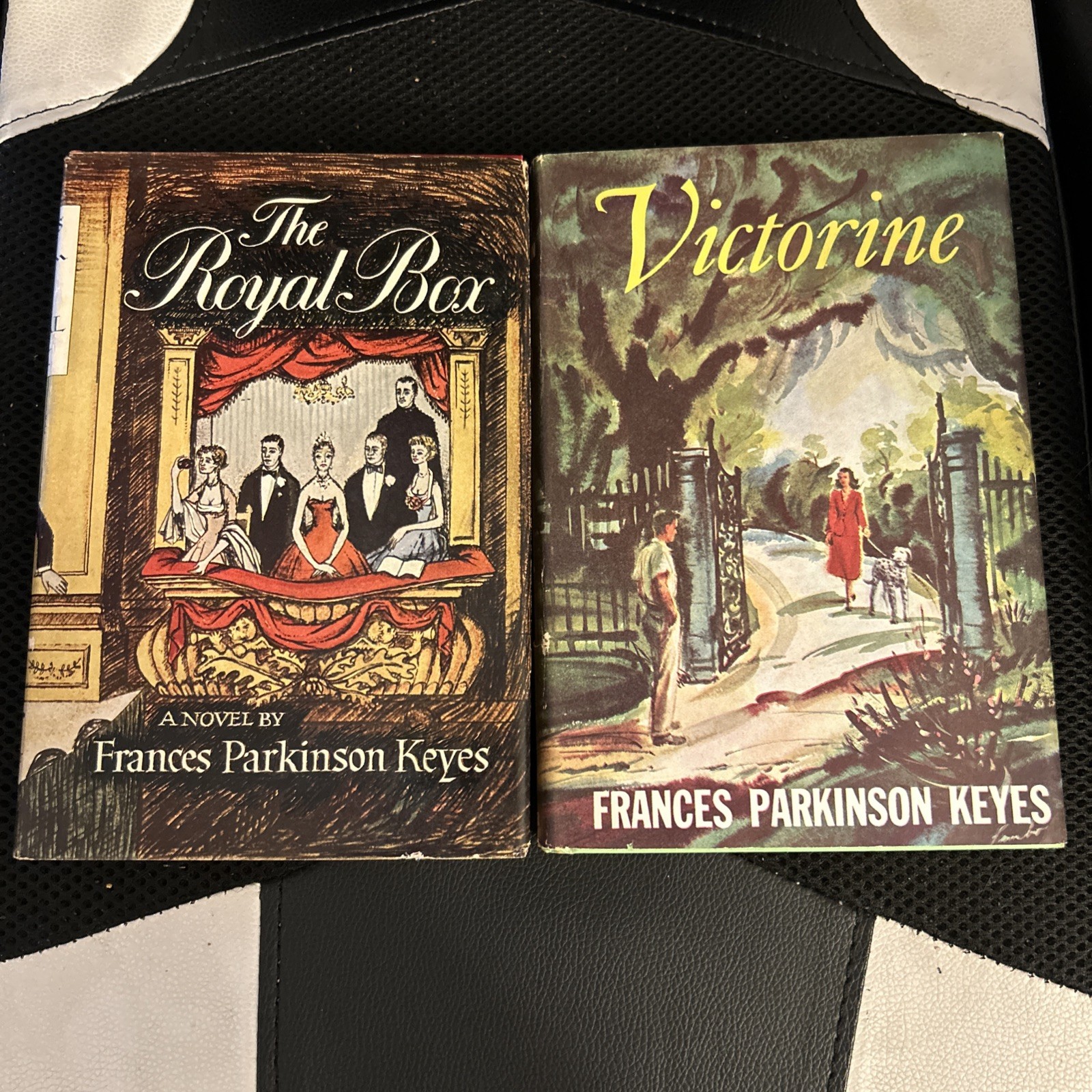 frances parkinson keyes X2 ( Victorine & The Royal Box) HB/DJ 1958 & 1954 VG