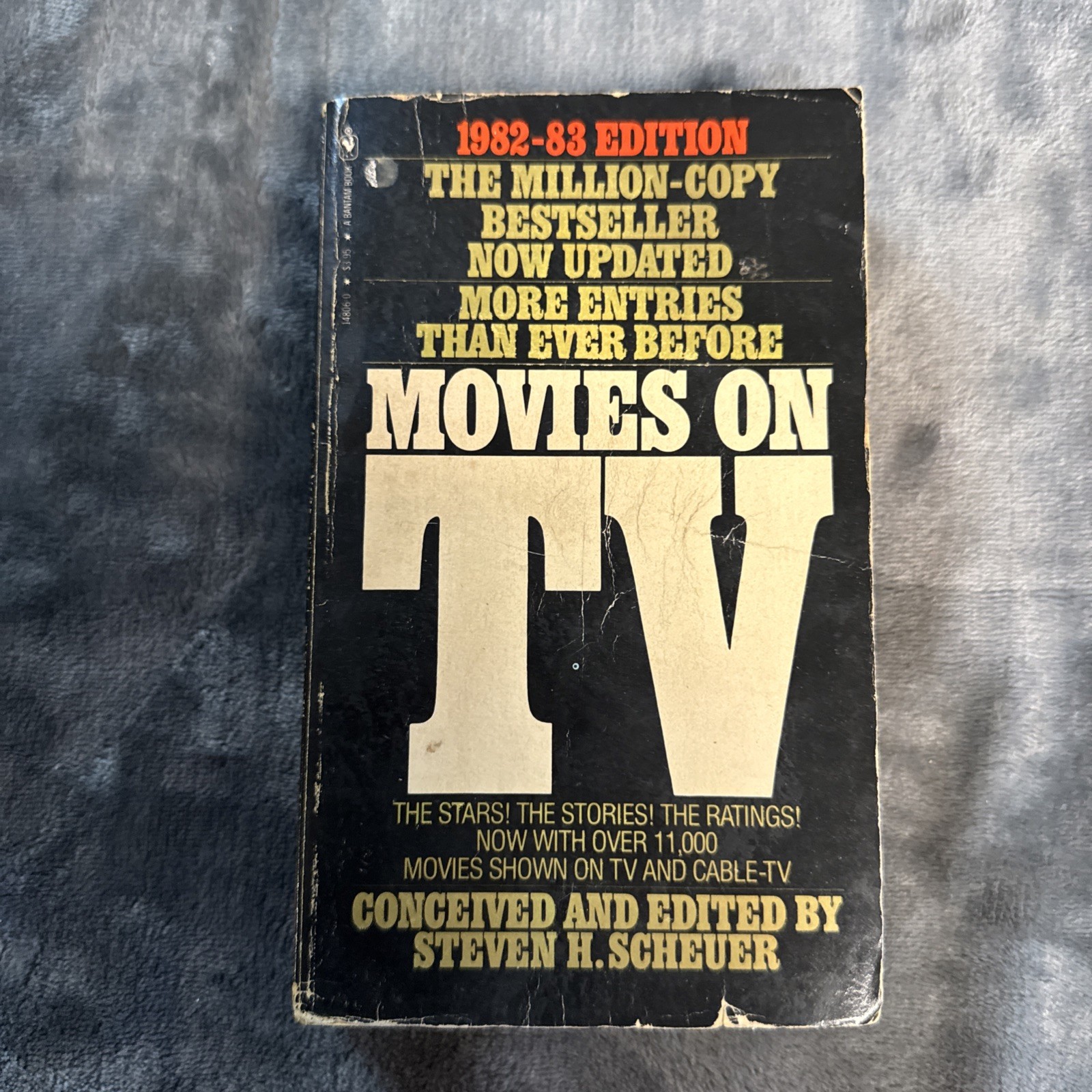 Movies On TV 1982 – 83 Edition by Steven H. Scheuer Vintage Paperback