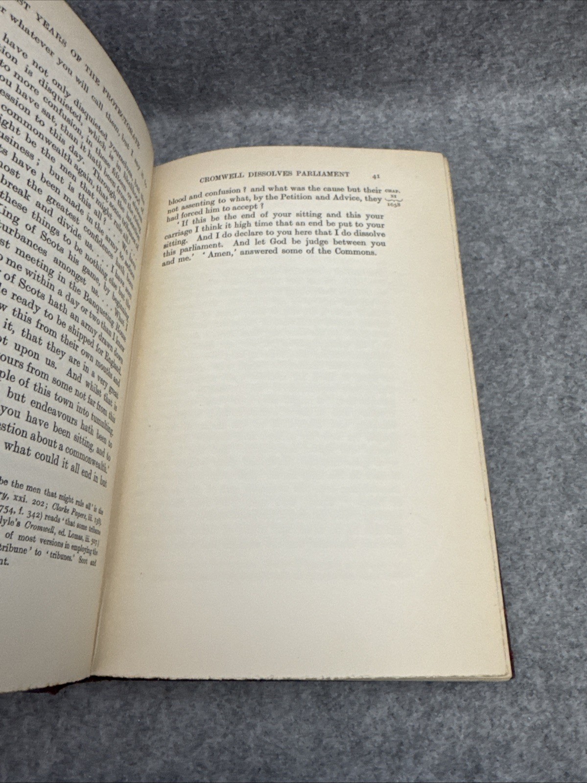 The last years of the protectorate C. H. FIRTH vol 2 1657-1658 year 1909 HC