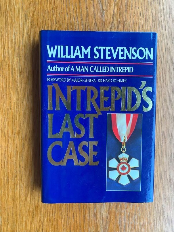 William Stevenson Intrepid’s Last Case 1st US Hard Cover ed Near Fine