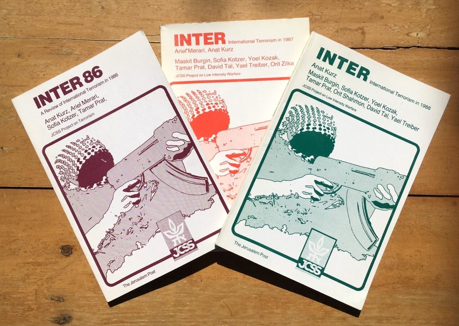 INTER International Terrorism Journal 1986 1987 1988 TERRORIST INCIDENTS STATS