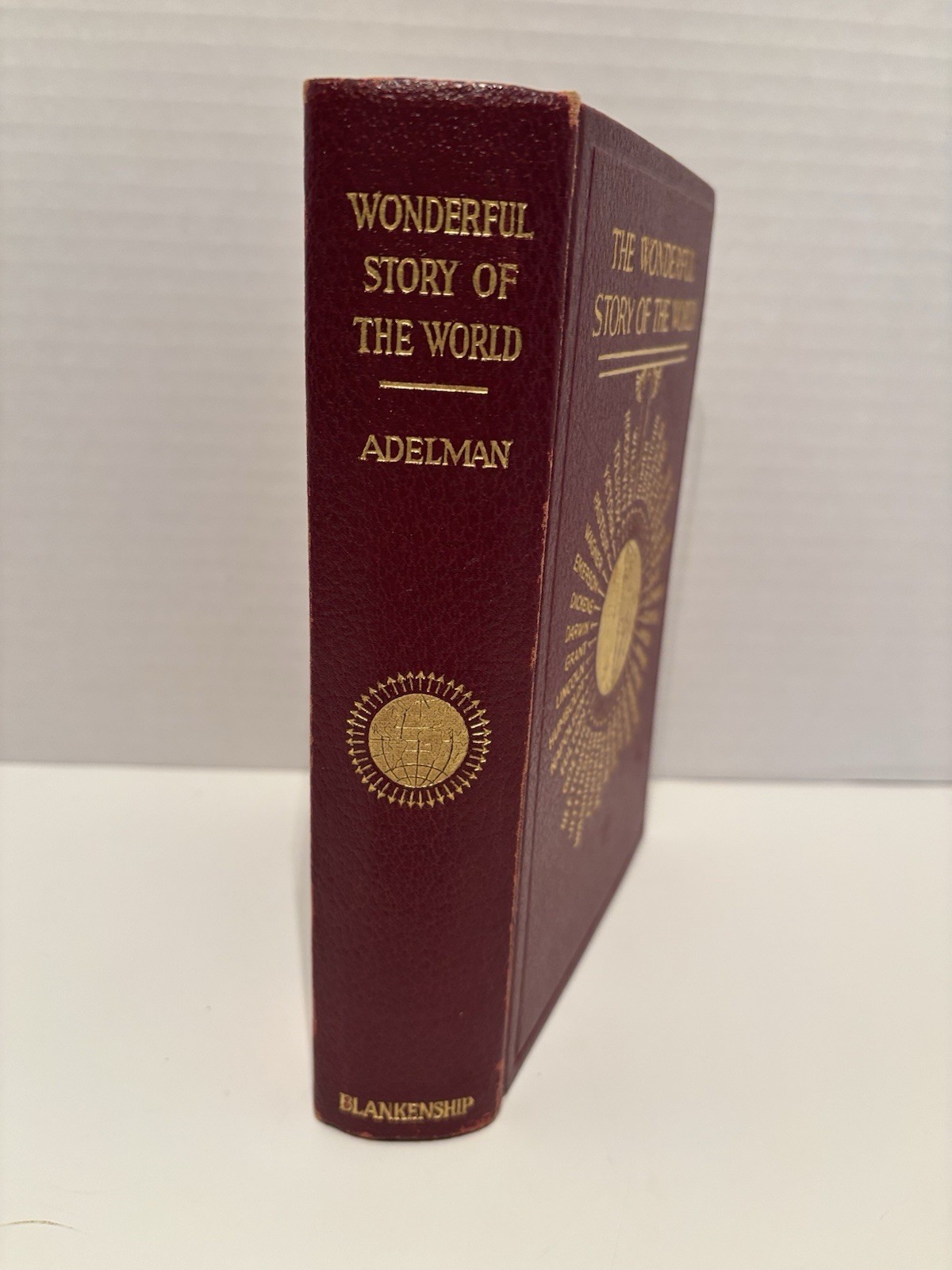 Antique 1924 “The Wonderful Story Of The World” By Joseph Adelman