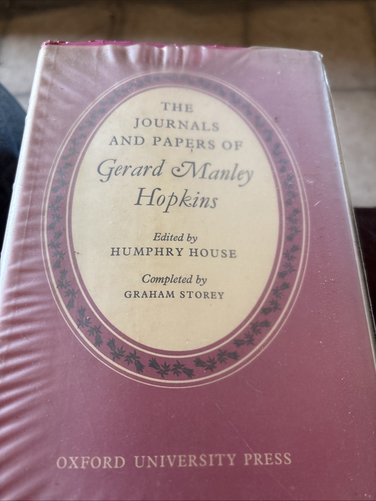 The Journals and Papers Of Gerard Manley. Hopkins By Graham Story