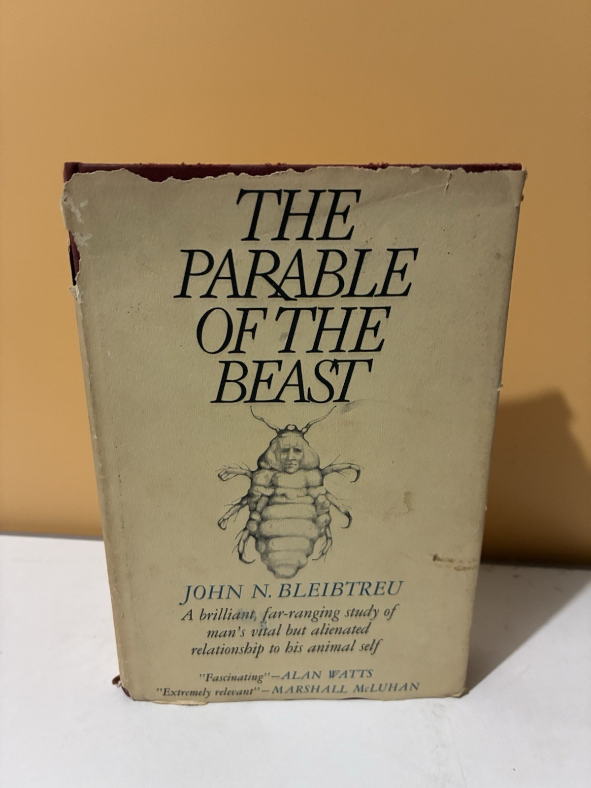 John N. Bleibtreu THE PARABLE OF THE BEAST 1st Edition 2nd Printing 1969 HC DJ
