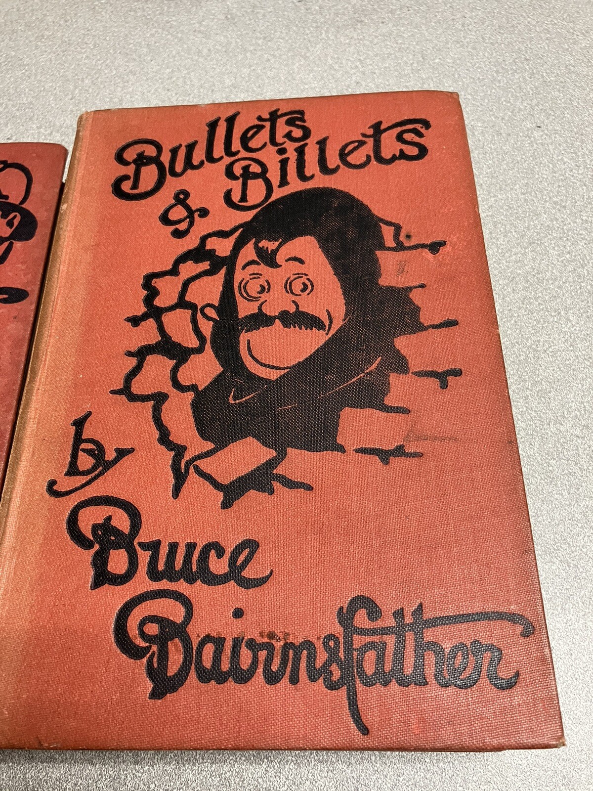 Mud & Mufti + Bullets & Billets by Bruce Bairnsfather Vintage 1910’s (Lot of 2)