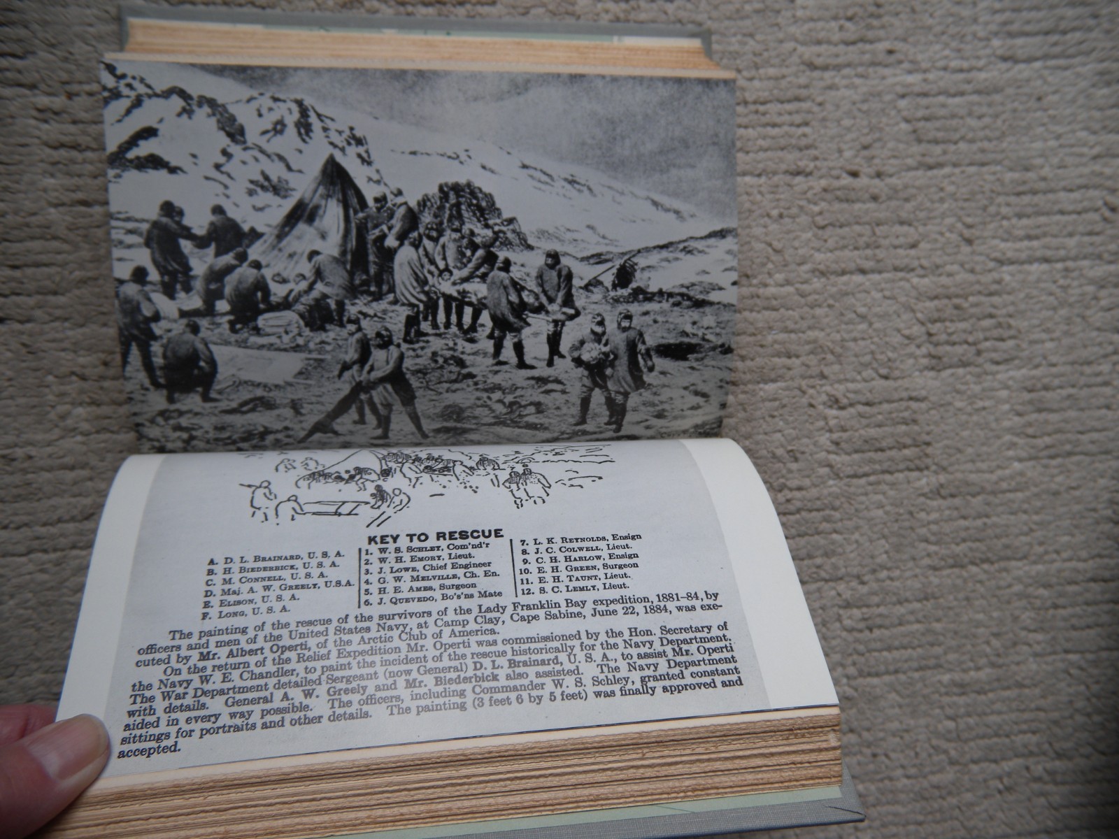 THEODORE POWELL/THE LONG RESCUE [GREELEY EXPEDITION] 1ST EDITION/INSCRIBED