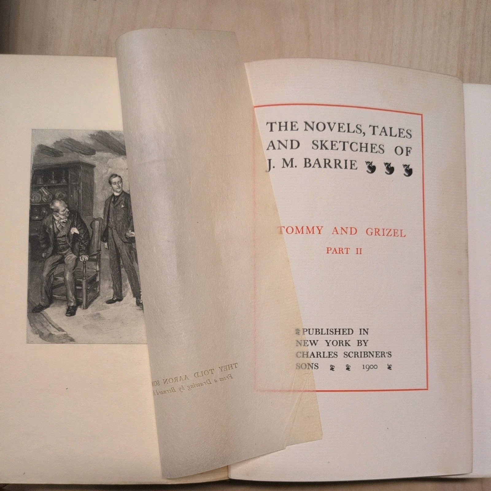 The Novels, Tales and Sketches of J. M. Barrie, Five Volumes 1896