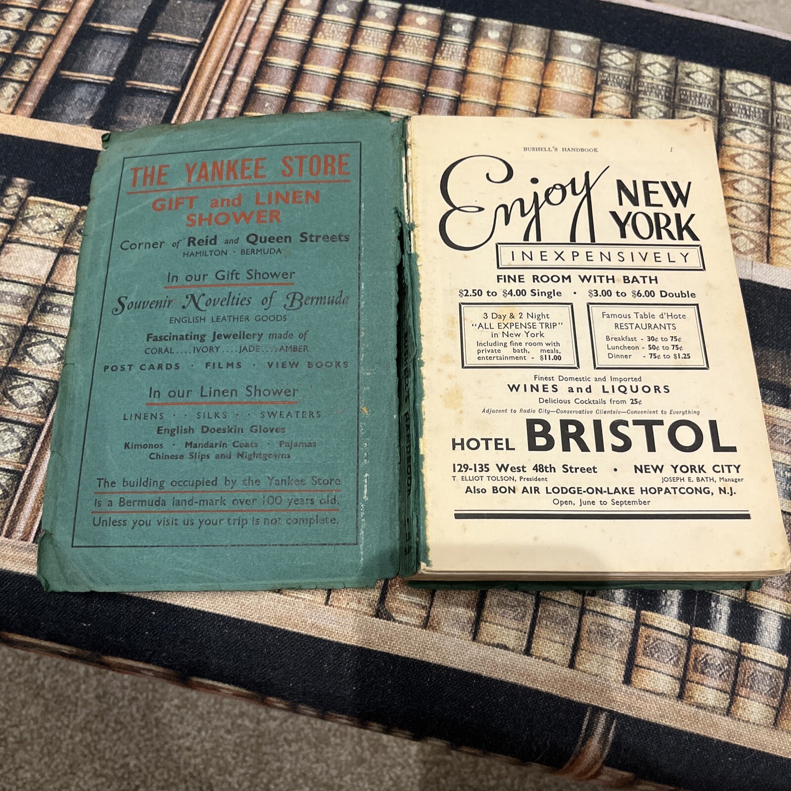 Picturesque Bermuda, Bushell’s Handbook 28th Ed. 1937 PB