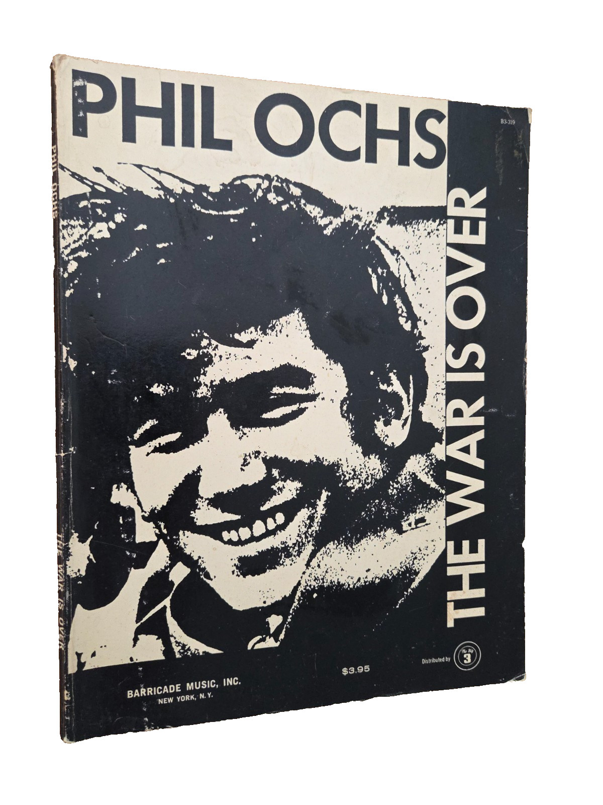 1968 Phil Ochs The War is Over, Barricade Music Song Book Barricade Music NY Pbk