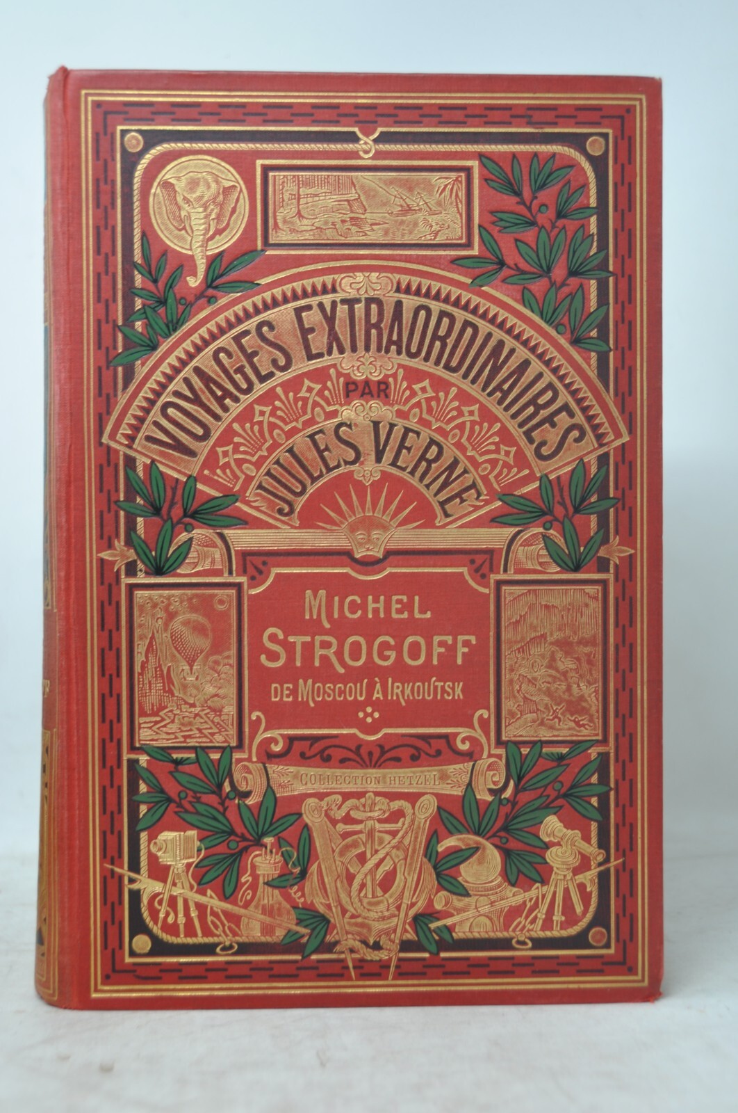 Verne-Hetzel Michel Strogoff Elephant Binding Multicolor 1916