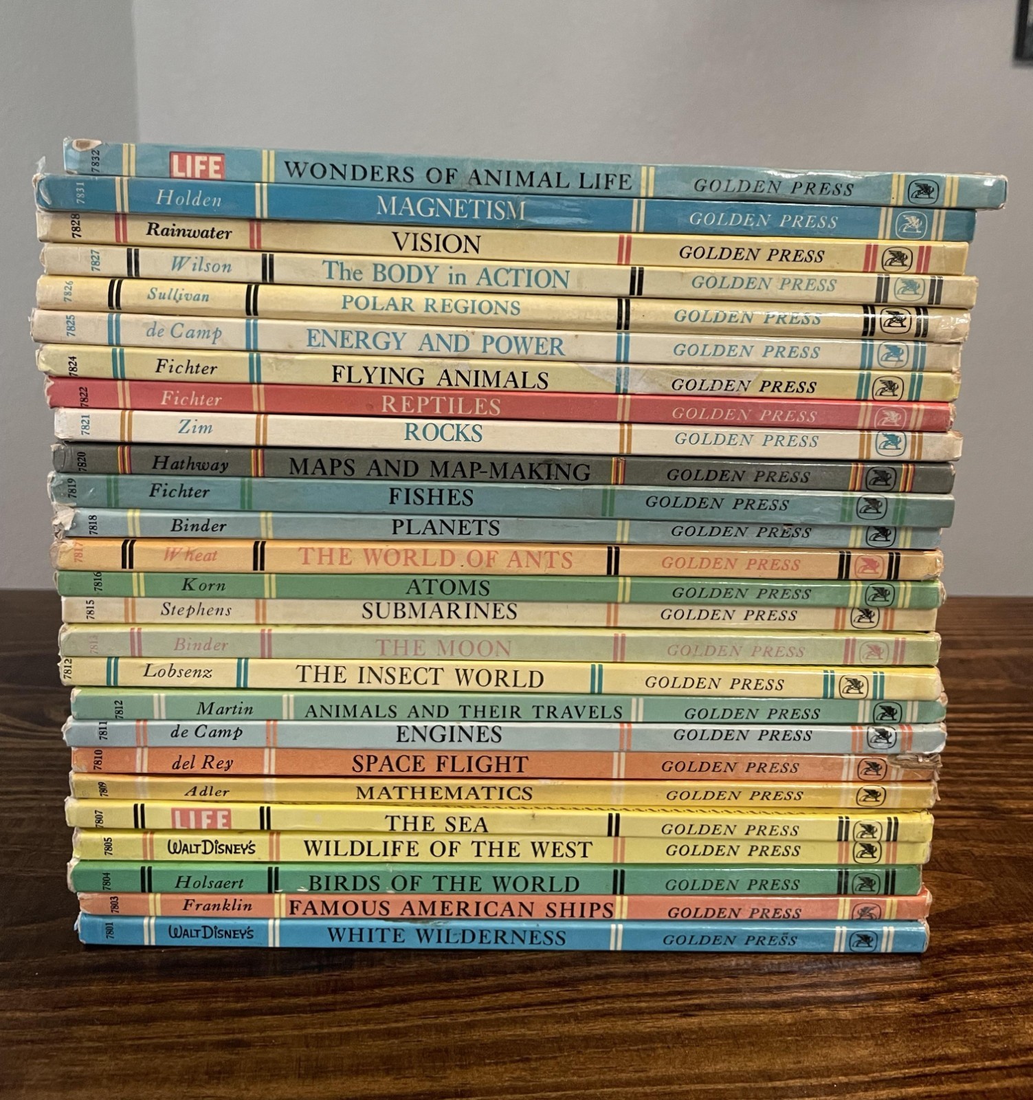 Golden Library Of Knowledge 26 Vintage Golden Press Books