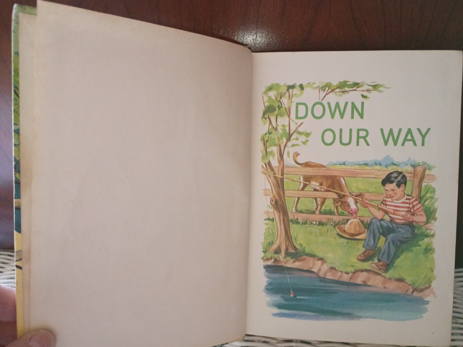 Down Our Way Basic Reader 1962 Hardcover Vintage School Book