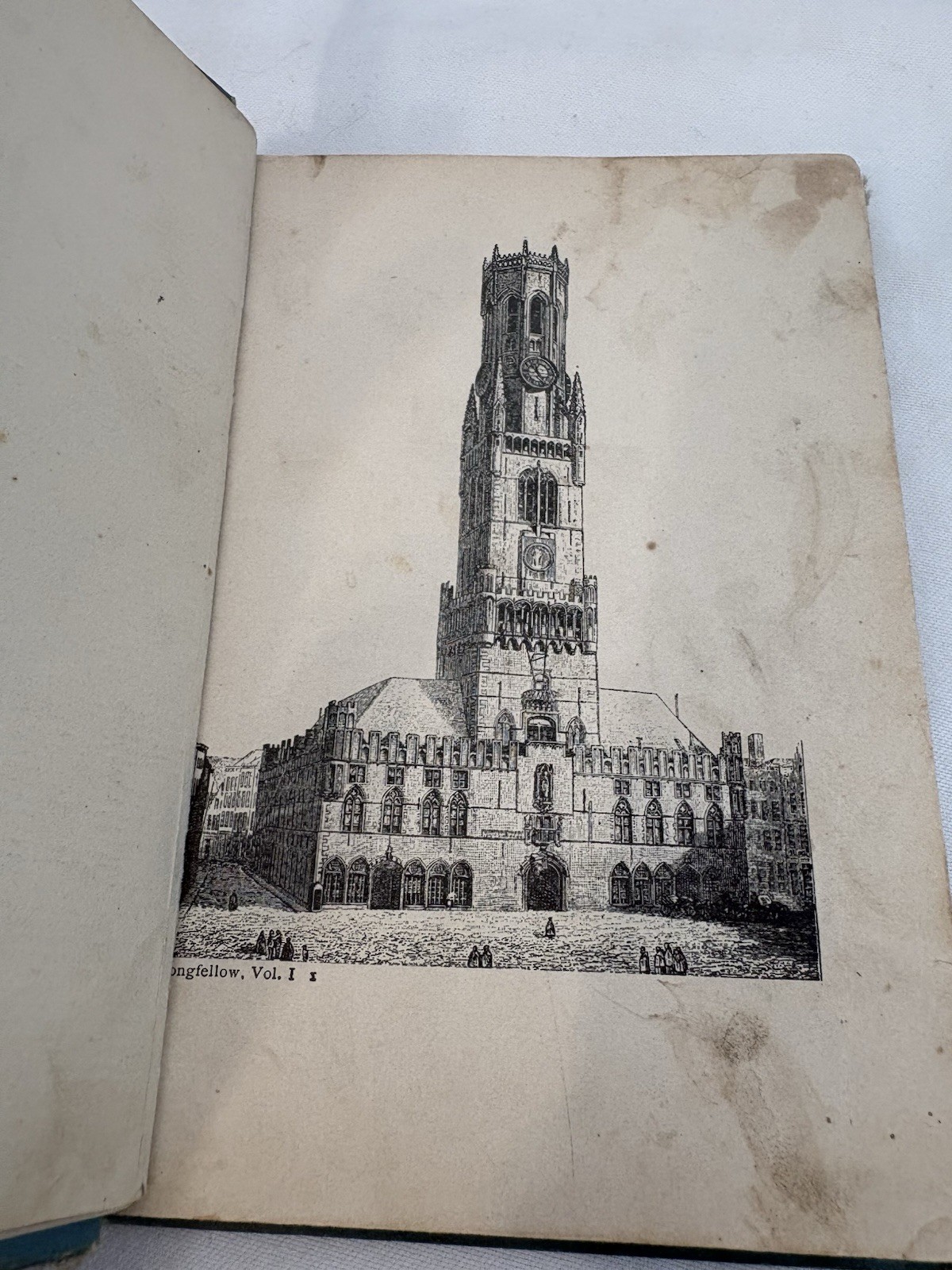 Longfellow Pocket Guide Vol 1 The Belfrey Of Bruges printed In 1800S ??