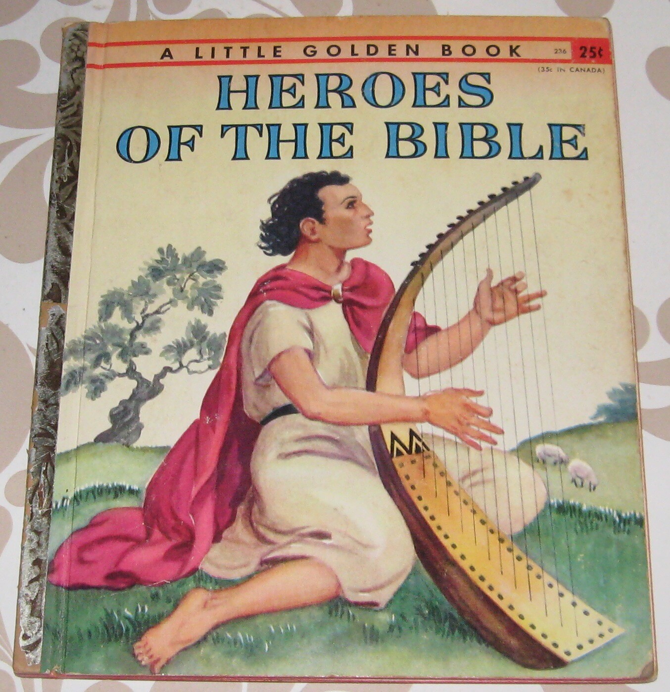 Heroes of the Bible Little Golden Book 1955 Rachel Dixon, Marjorie Hartwell art