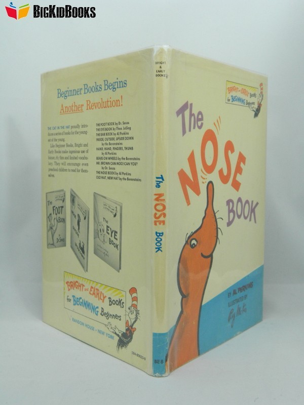The Nose Book Al Perkins Roy McKie Beginner Book First Edition Seuss DJ 1st/1st