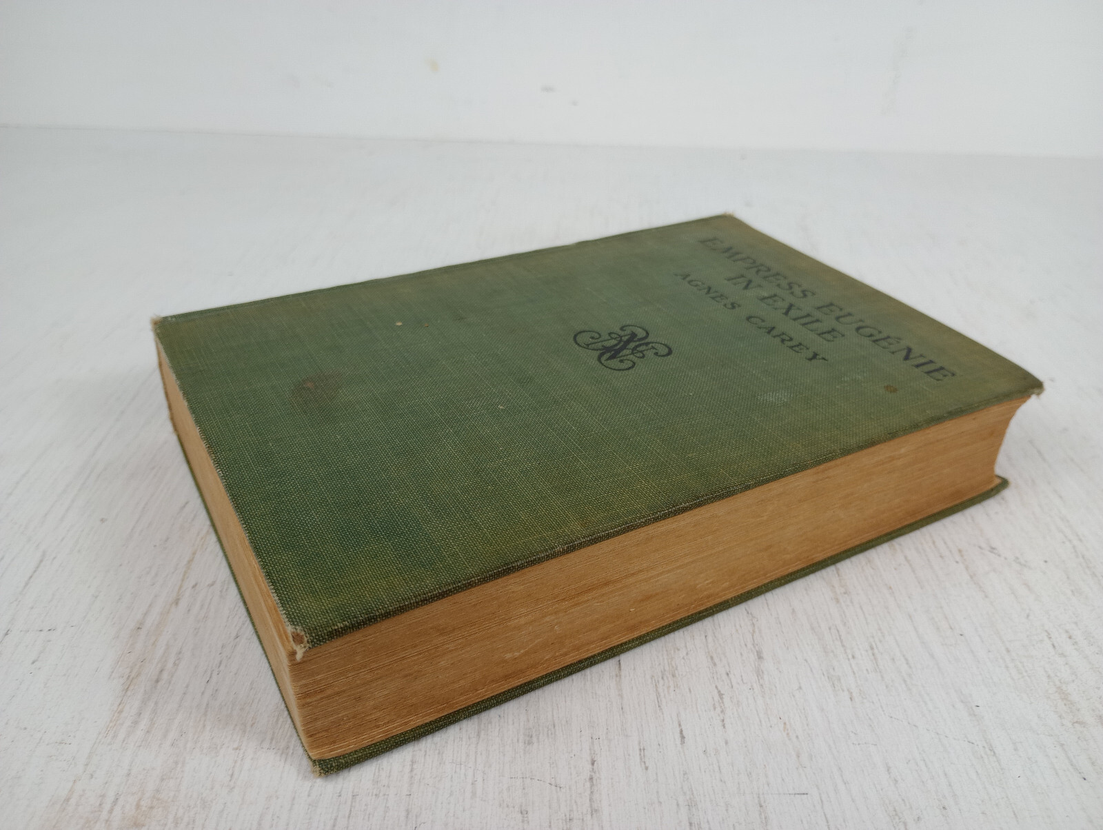 Empress Eugenie in Exile +French (Hardcover x2 1920 Print Antique) Agnes Carey
