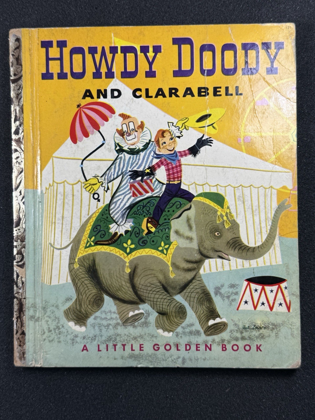 HOWDY DOODY AND CLARABELL~Little Golden Book „A“ Edition 1951 Edward Kean