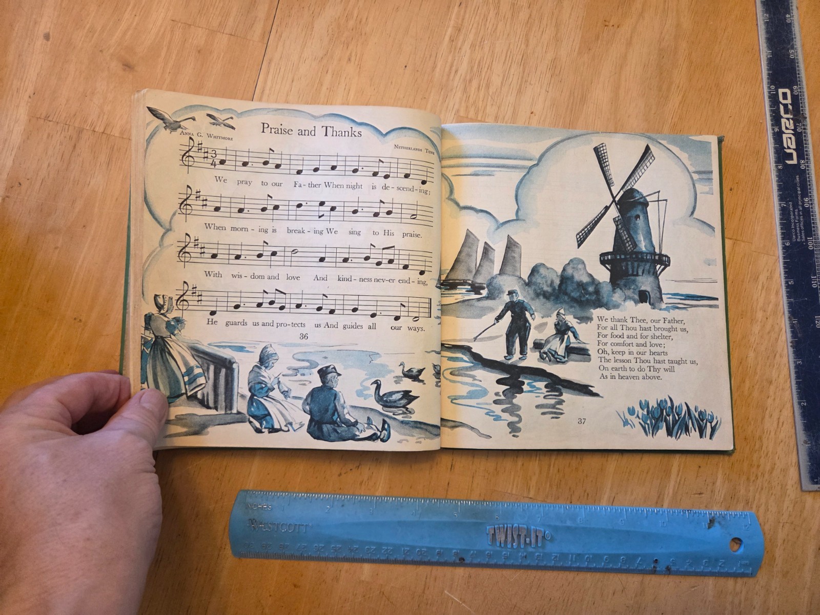 New Music Horizons – Third Book by Priscilla Pointer – 1944 Silver Burdett Hard