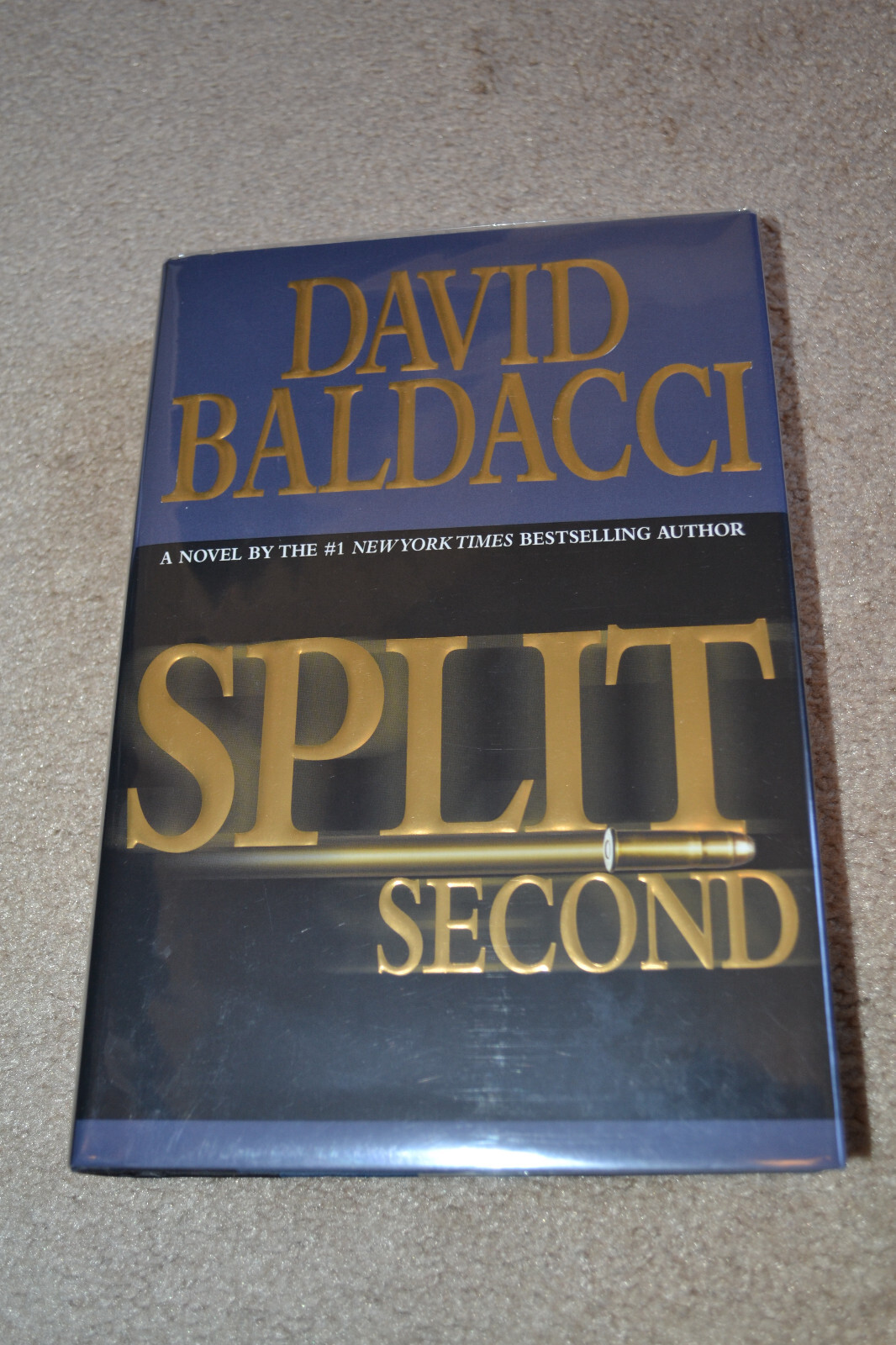 SIGNED DAVID BALDACCI, SPLIT SECOND, 2003, 1/1, VF