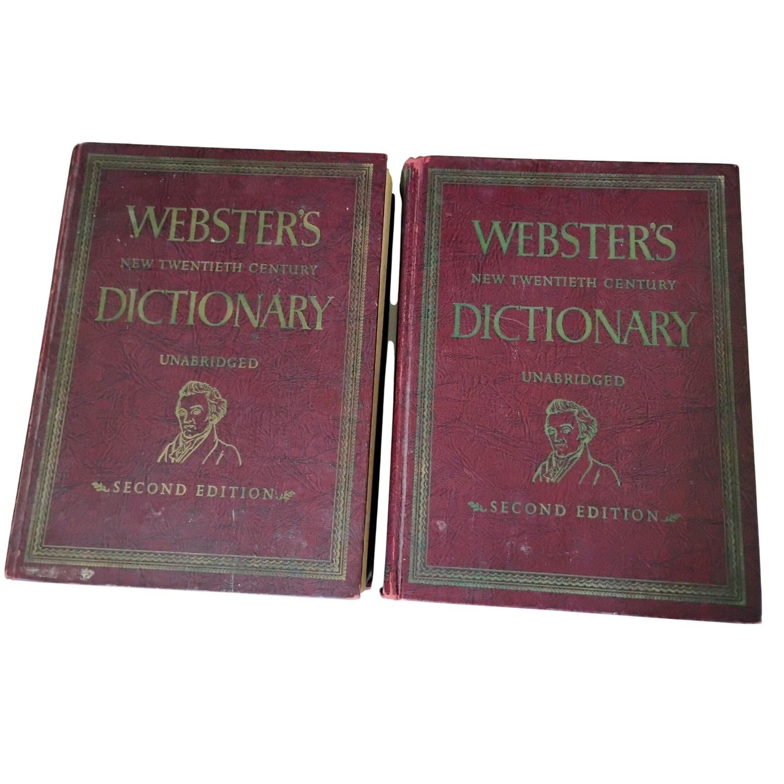 VTG 1968 Webster’s New 20th Century Dictionary Unabridged 2nd Ed 2-Vol Set
