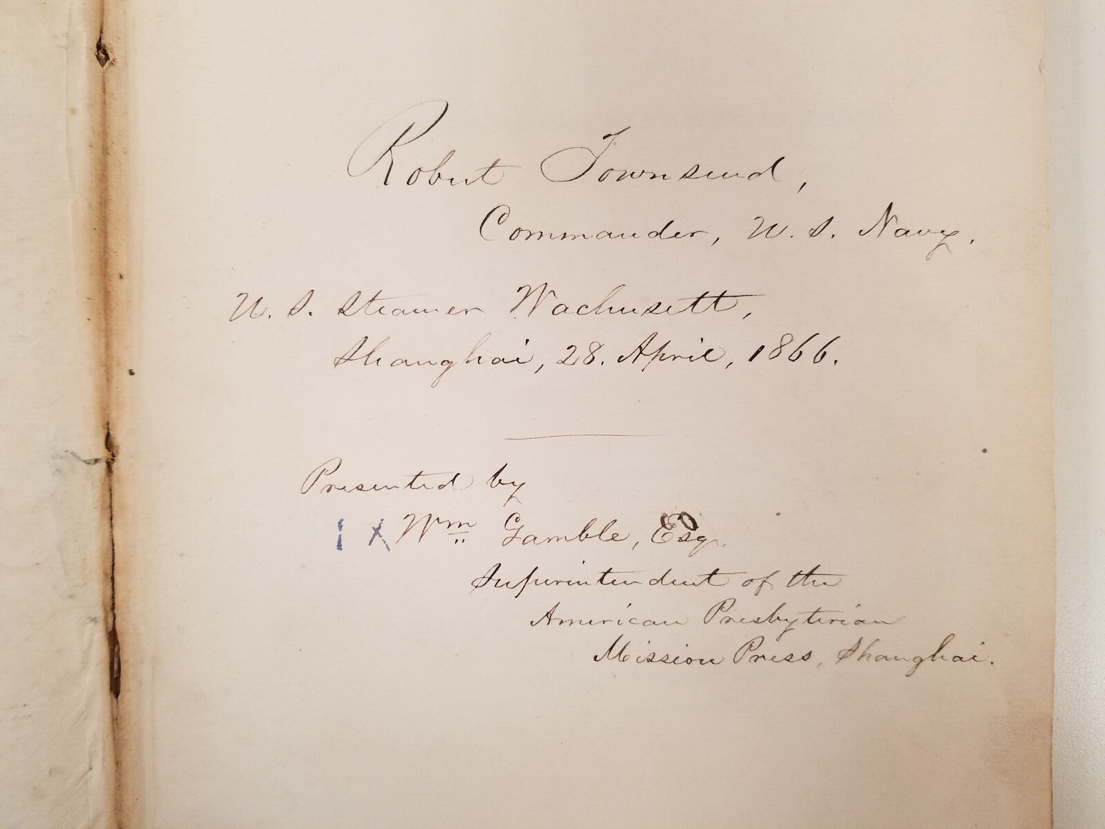 Analytical Reader Read & Write Chinese 1863 Sinology Civil War Association Copy