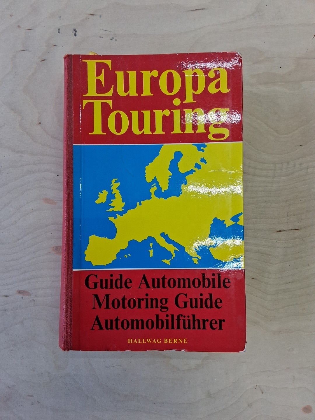 EUROPA TOURING: MOTORING GUIDE OF EUROPE by HALLWAG BERNE Vintage Book 1968