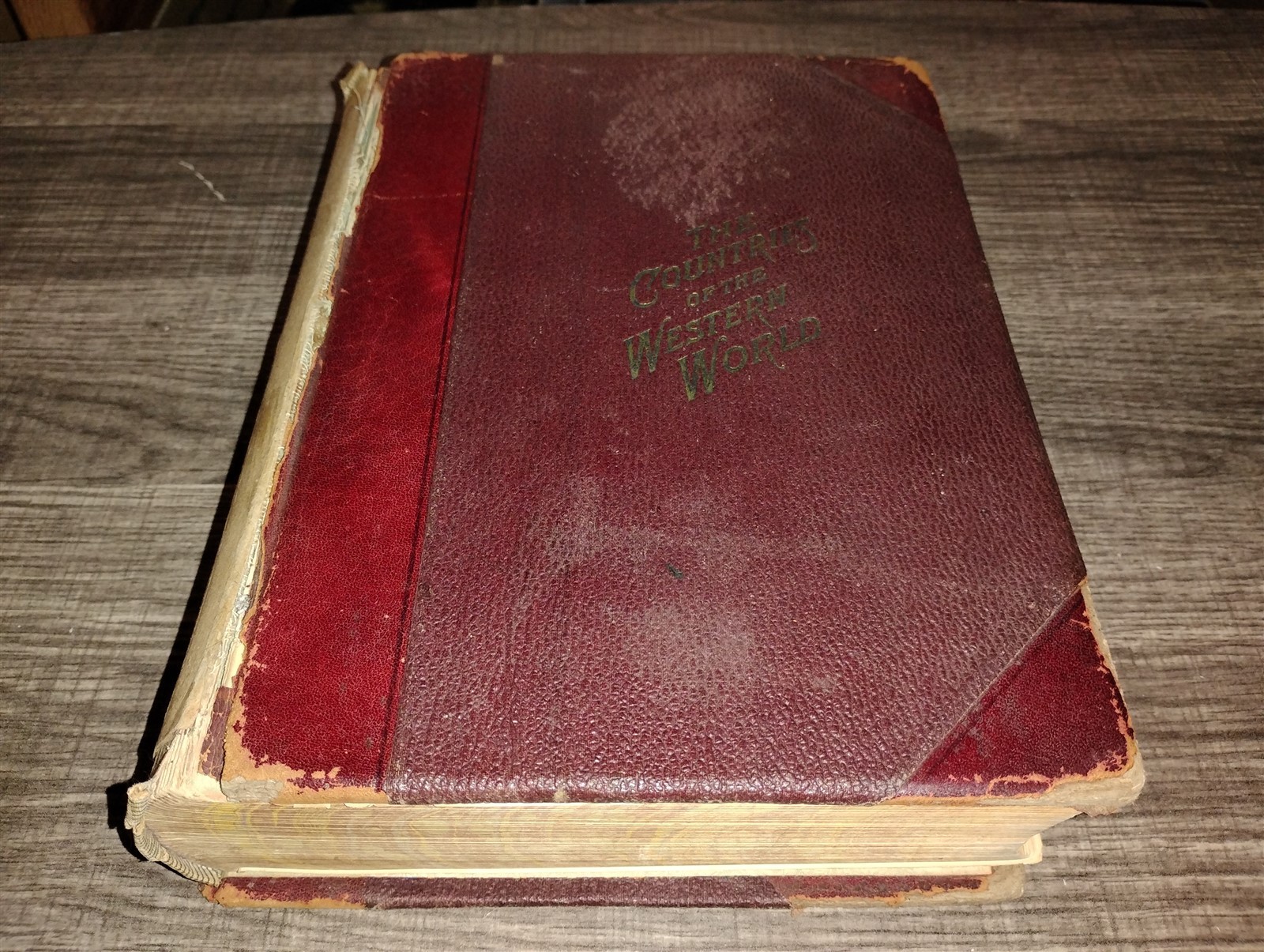 1890 The Countries Of The Western World Original Hardcover Book Benson J Lossing