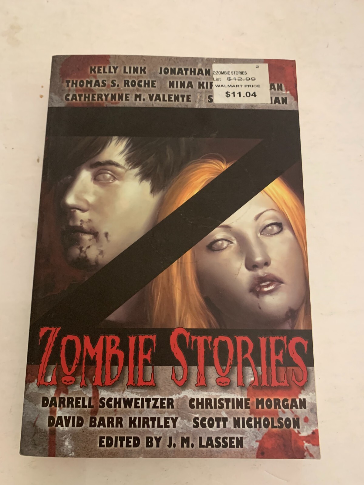 2011 Z: Zombie Stories 1st Edition by JM Lassen Night Shade Books Softcover