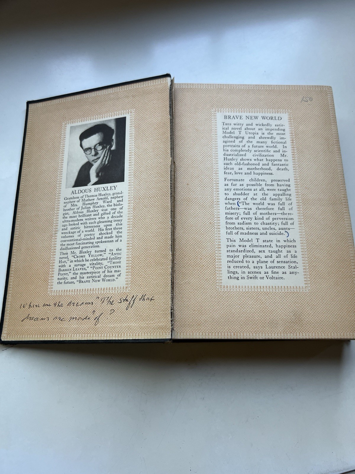 Brave New World by Aldous Huxley 1932 Garden City Publishing Hardcover