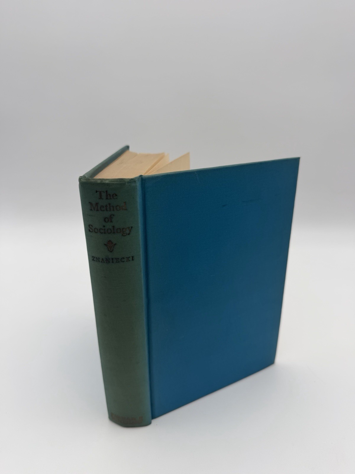1934 The Method Of Sociology Florian Znaniecki Farrar Rinehart Hardcover