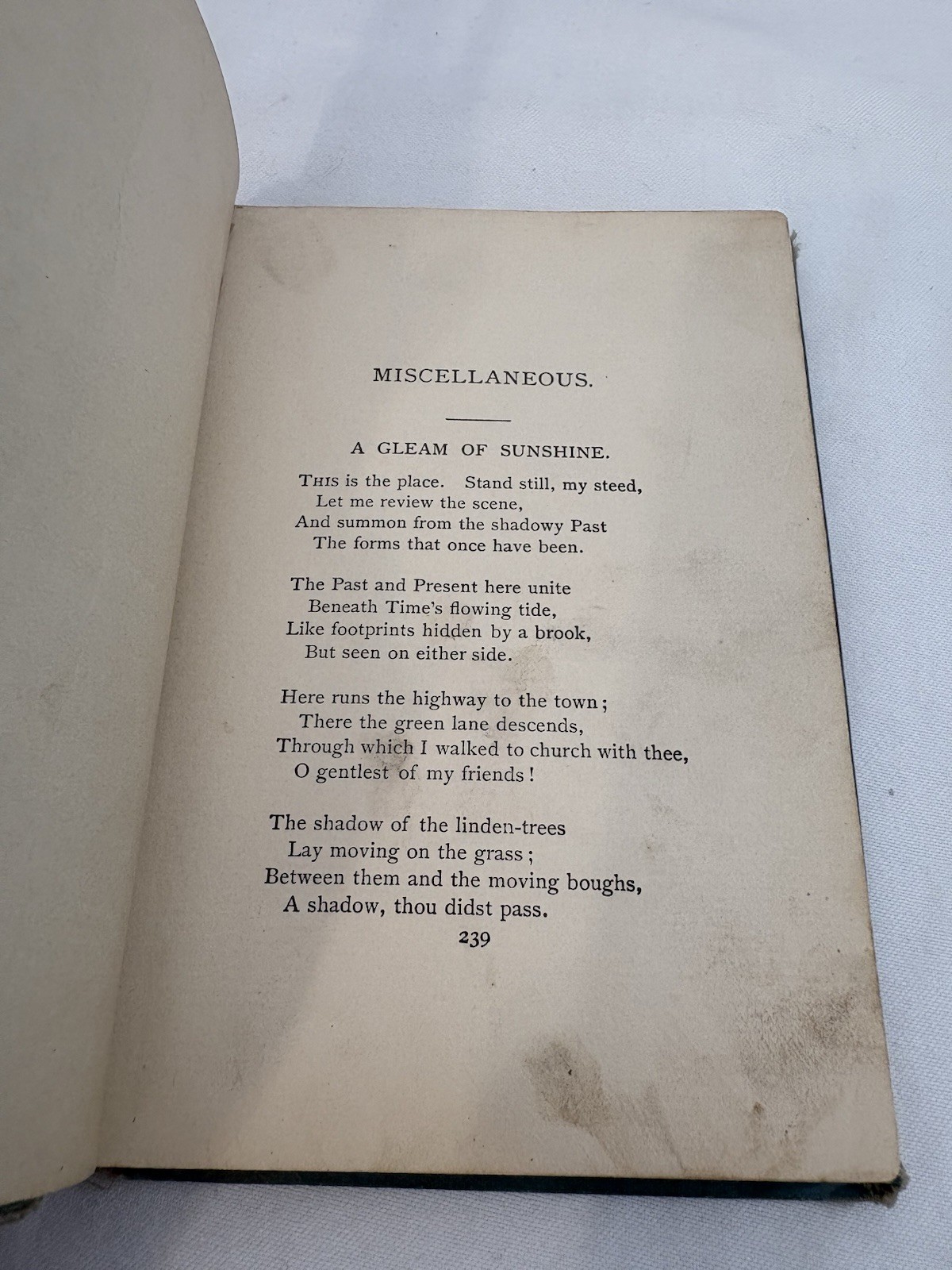 Longfellow Pocket Guide Vol 1 The Belfrey Of Bruges printed In 1800S ??
