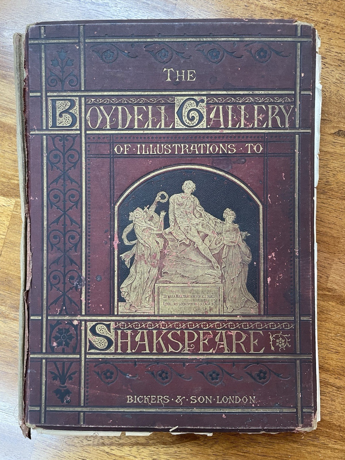 Antique Boydell Gallery of Illustrations To Shakspeare Bickers & Son 1874 C-Pics
