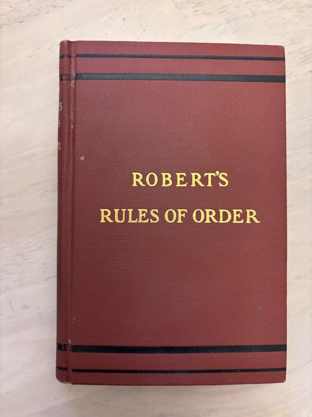 1904 Robert’s Rules of Order Pocket Manual Antique Book