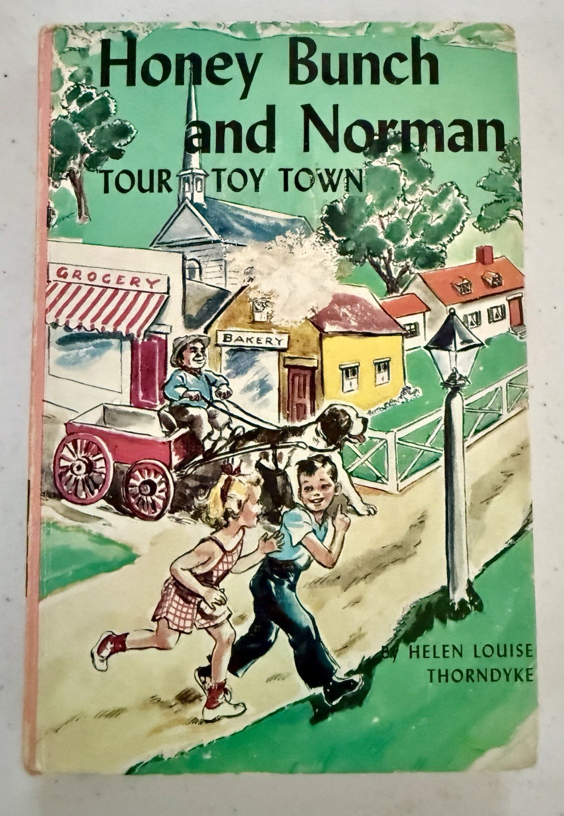 Honey Bunch And Norman Tour Toy Town Helen Louise Thorndyke VTG Dust Jacket 1951