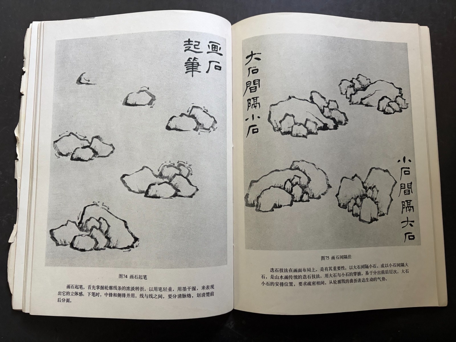 [Chinese] Basic Techniques of Shanshui Painting by Shen Shijia 1983 PB Illus.