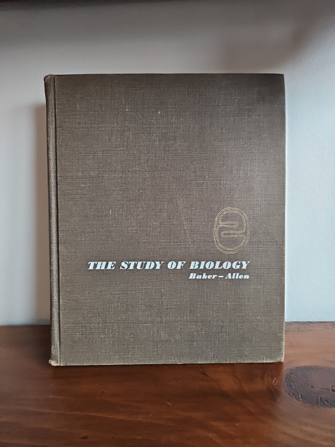 1968 Study Of Biology By Jeffery Baker – Garland Allen Hardcover Ex Libris