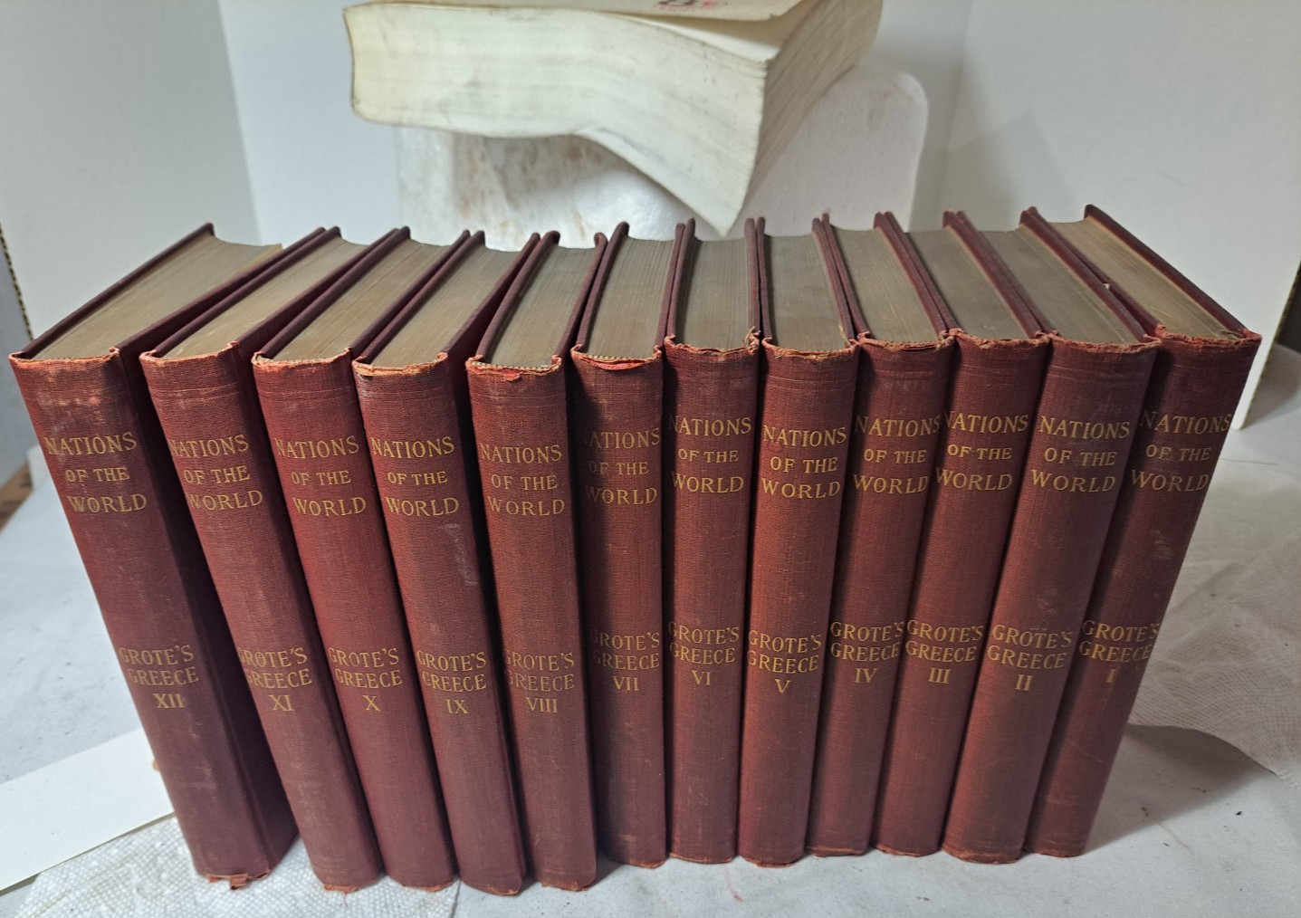 Nations Of The World Greece Collier Book Lot 12 Gerald Grote 1890