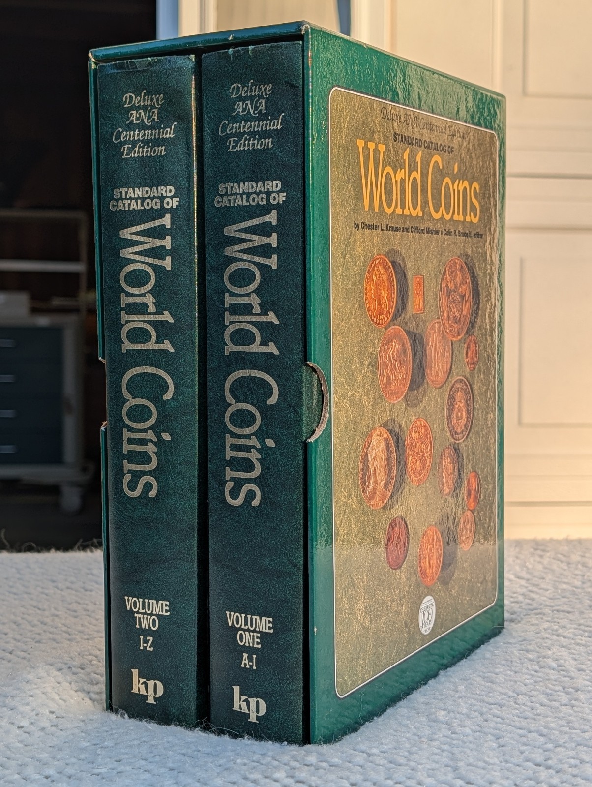 Deluxe ANA Centennial Edition Standard Catalog of World Coins, 2 Volume Box Set