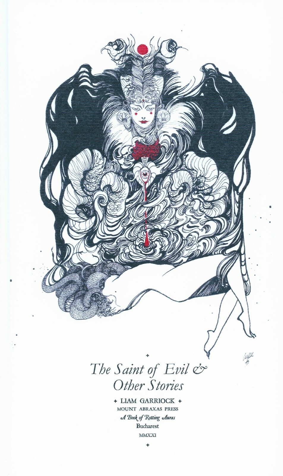THE SAINT OF EVIL AND OTHER STORIES GARRIOCK LIAM MOUNT ABRAXAS PRESS EGAEUS