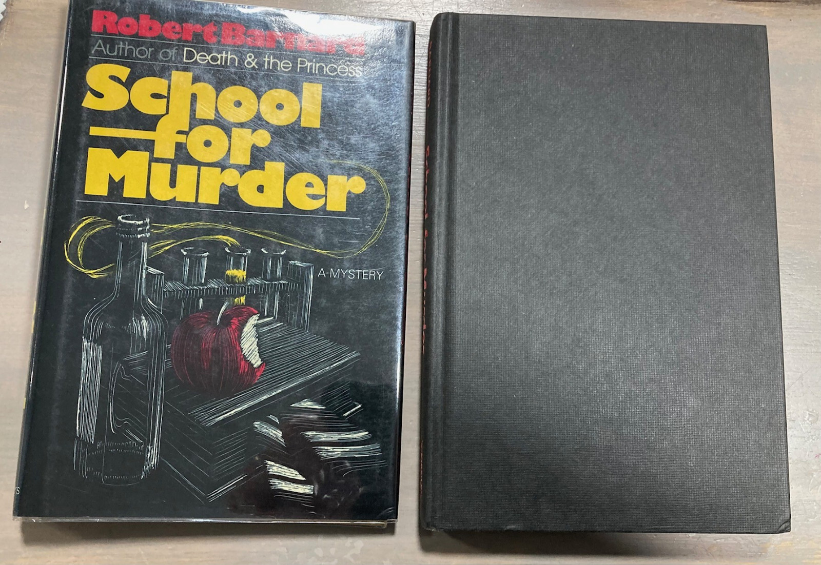 School for Murder Robert Barnard 1984 Scribner 1st ed. Signed Mystery Fiction