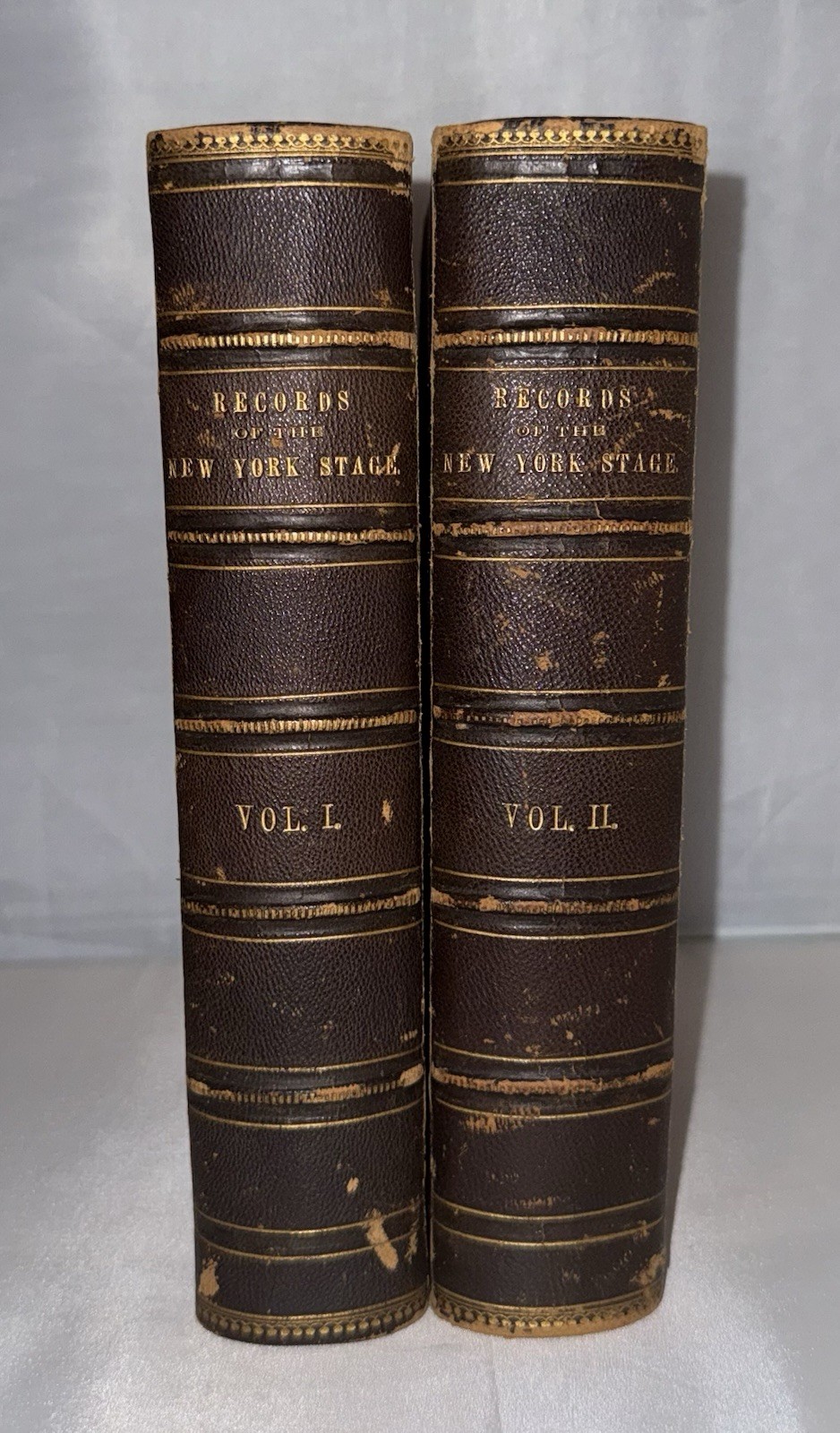 Records of The New York Stage From 1750 to 1860 1st Edition 200 Copies Made 1866