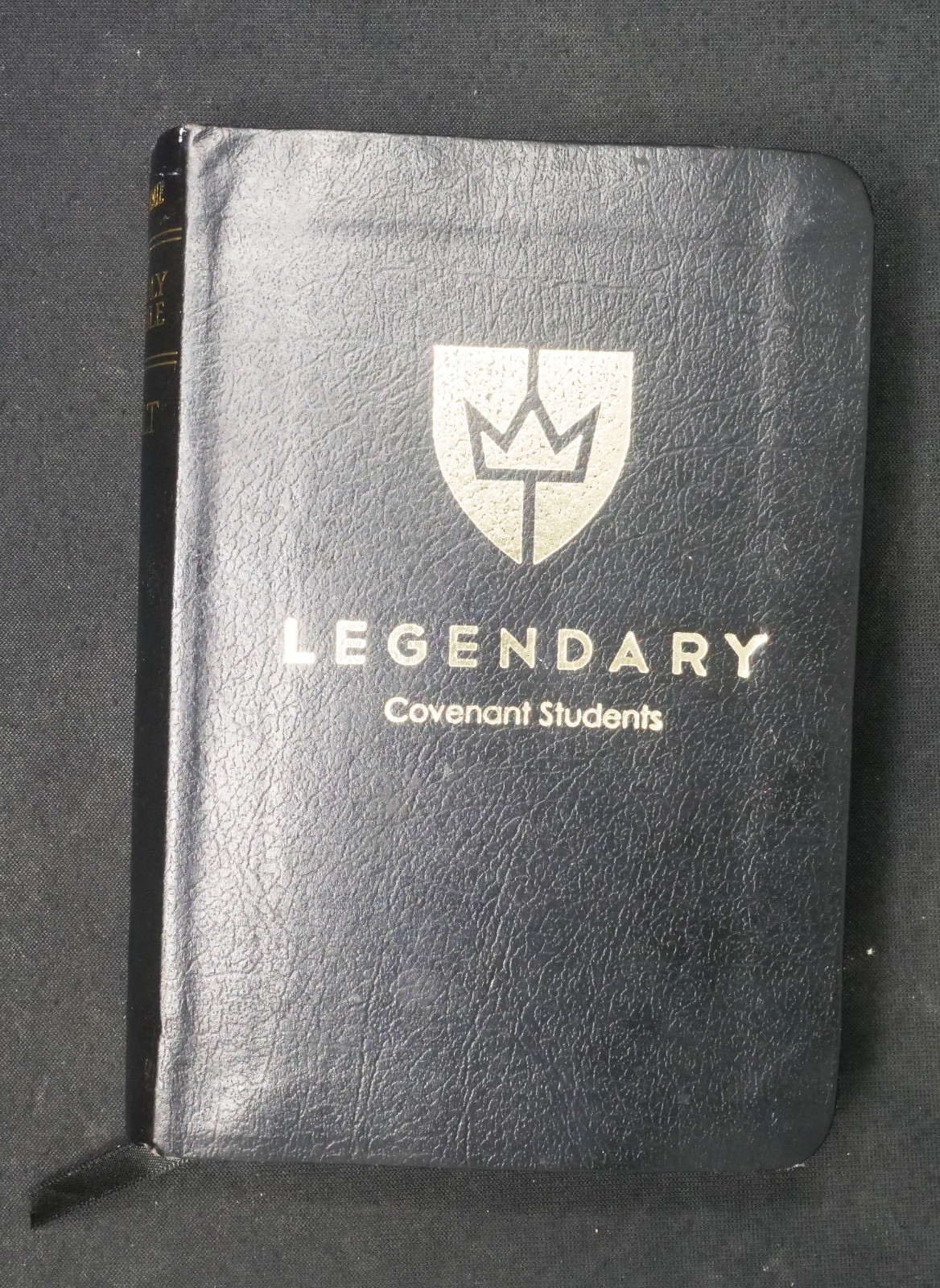 Tyndale NLT Legendary Covenant Students Compact Bible Black Bonded Leather