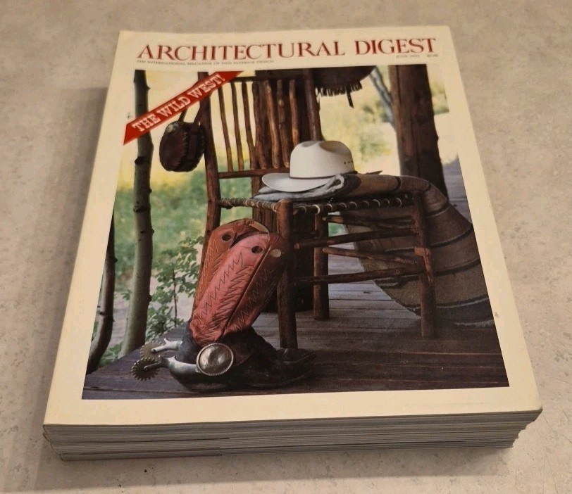 Lot of 4 Architectural Digest Magazines 1992 98 02 03 Conde Nast Publication